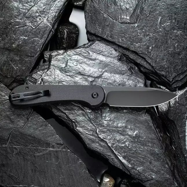 Ніж складаний туристичний Civivi Elementum Pocket, (8.9 см) 14C28N / G10 чорний — Photo 8