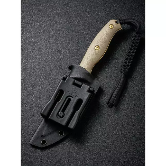 Ніж фіксований тактичний Civivi Stormridge, (10 см) Nitro-V / G10 пісочний — Photo 17