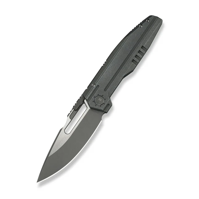 Нож складной туристический Weknife Reveille (9.7 см) Bohler M390 / Titanium оливково-серый