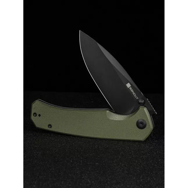 Ніж складаний туристичний Sencut Skarnax, (9.6 см) 9Cr18MoV / G10 темно-зелений — Photo 9