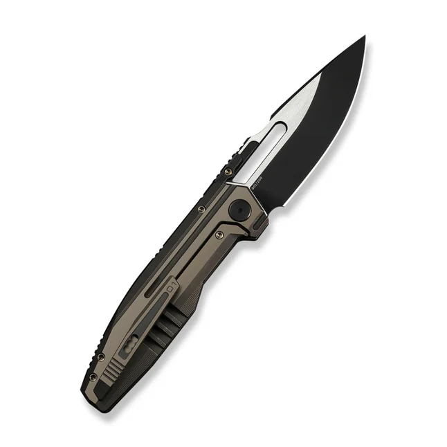 Ніж складаний туристичний Weknife Reveille (9.7 см) Bohler M390 / Titanium бронзовий — Photo 1