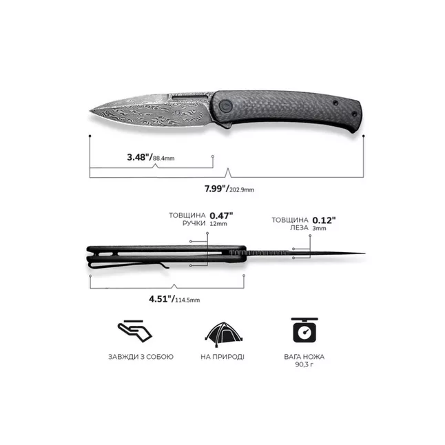 Ніж складаний Civivi Cetos C21025B-DS1 — Photo 10