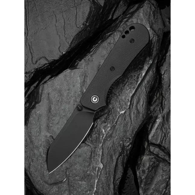 Ніж складаний кишеньковий Civivi Crabby, (6.9 см) 14C28N / Micarta чорний — Photo 9