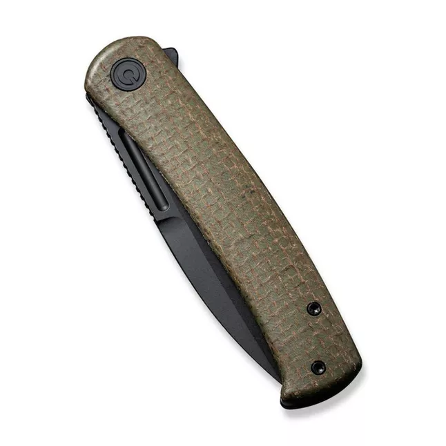 Нож складной туристический Civivi Cetos, (8.8 см) 14C28N / Micarta &amp; Stainless коричневый — Photo 4