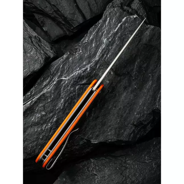 Ніж складаний кишеньковий Civivi KwaiQ , (7.6 см) Nitro-V / G10 чорно-помаранчевий — Photo 15