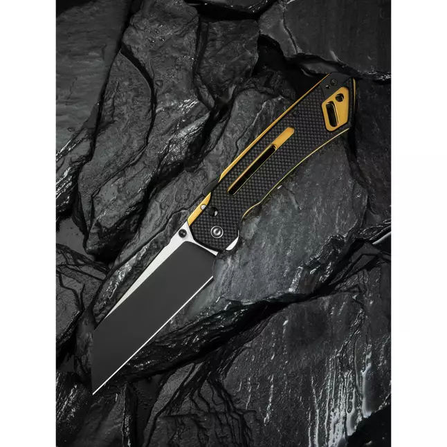 Ніж складаний тактичний Civivi Buster FG, (10.7 см) Nitro-V / G10 чорно-золотий — Photo 9