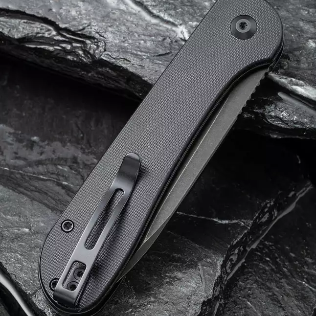 Ніж складаний туристичний Civivi Elementum Pocket, (8.9 см) 14C28N / G10 чорний — Photo 5