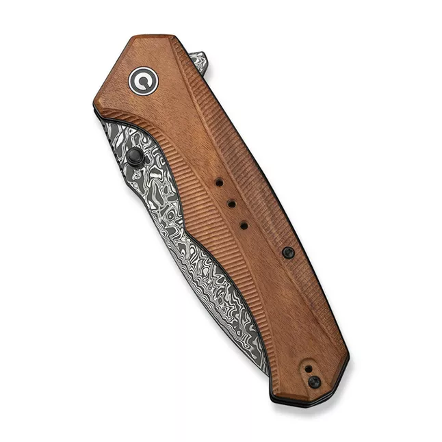 Ніж складаний туристичний Civivi Photonix, (9.4 см) Damascus / Guibourtia Wood — Photo 3