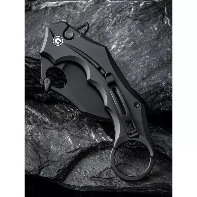 Ніж складаний кишеньковий Civivi Incisor II, (5.1 см) Nitro-V / Aluminum чорний — Photo 11