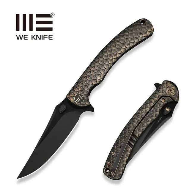 Ніж складаний туристичний Weknife Dracarys, (9.1 см) Böhler M390 / титан 6AL4V бронзовий/чорний — Photo 9