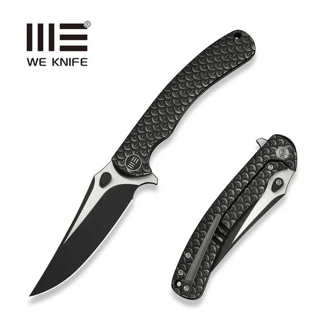 Ніж складаний туристичний Weknife Dracarys, (9.1 см) Böhler M390 / титан 6AL4V чорний — Photo 9
