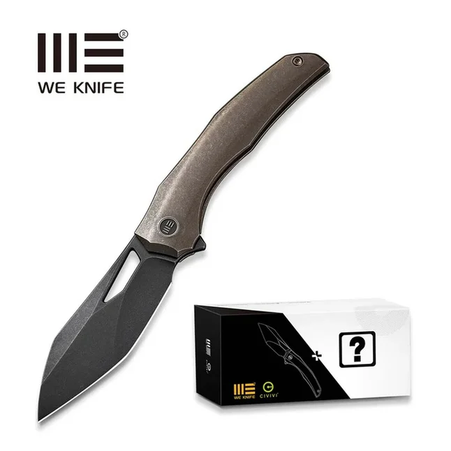 Нож складной туристический Weknife Ignio Mystery Box, (8.4 см) CPM 20CV/титан 6AL4V бронзовый — Photo 9