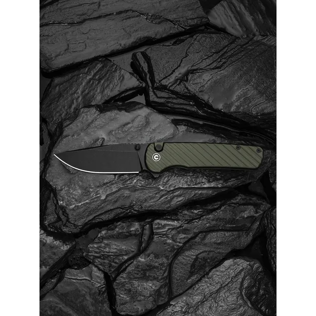 Ніж складаний туристичний CIVIVI Iron Tide (8.2 см) 14C28N / Aluminum зелений — Photo 11