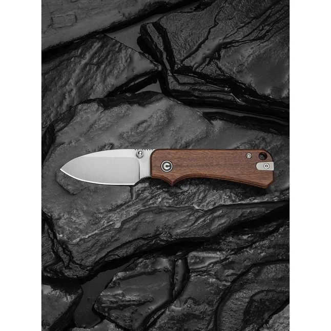 Нож складной карманный Civivi Baby Banter Slip Joint (6 см) Nitro-V / Wood натуральный — Photo 12