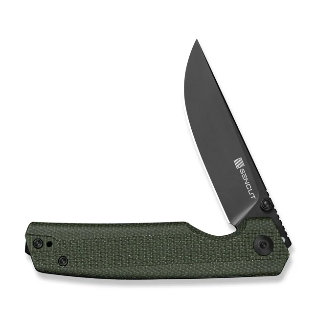 Нож складной карманный Sencut Stria, (7,9 см) D2 / Micarta зеленый — Photo 2