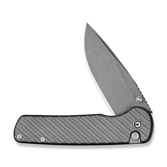 Ніж складаний туристичний Civivi Iron Tide (8.2 см) 14C28N / Aluminum сірий — Photo 2