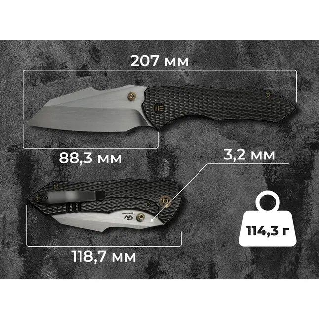 Ніж Weknife High-Fin XL WE24010-6 — Photo 11