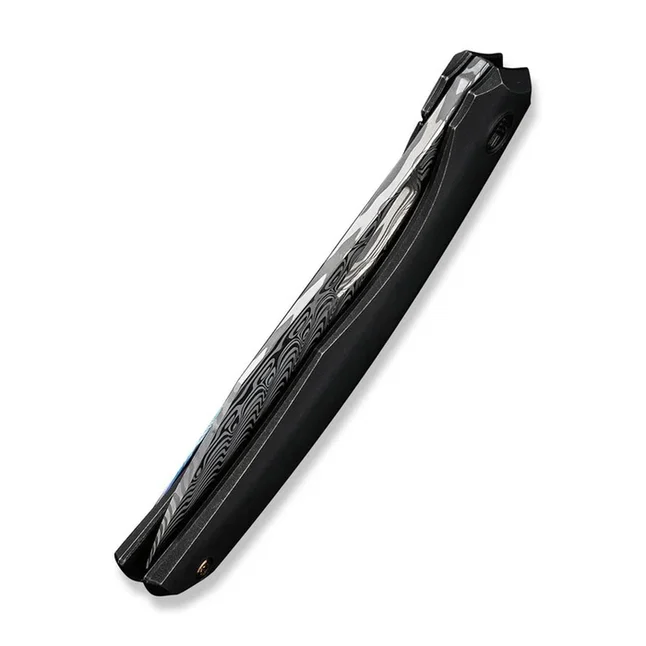 Ніж складаний туристичний Weknife Ignio Mystery Box, (8.39 см) Damasteel (Hakkapella) / 6AL4V Titanium чорний — Photo 6