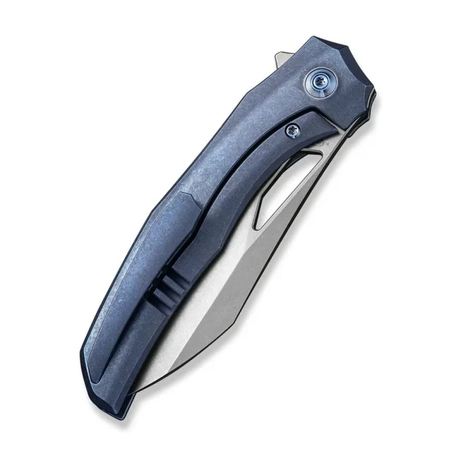 Нож складной туристический Weknife Ignio Mystery Box, (8.39 см) CPM 20CV / 6AL4V Titanium синий — Photo 4