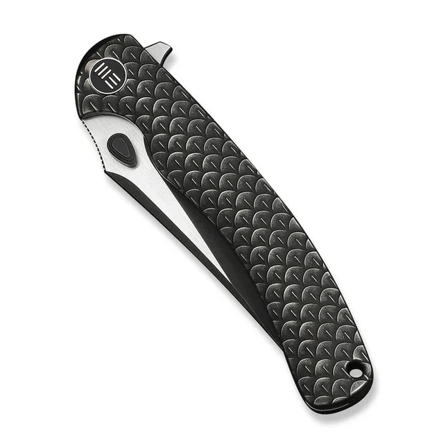 Ніж складаний туристичний Weknife Dracarys, (9.1 см) Böhler M390 / титан 6AL4V чорний — Photo 5