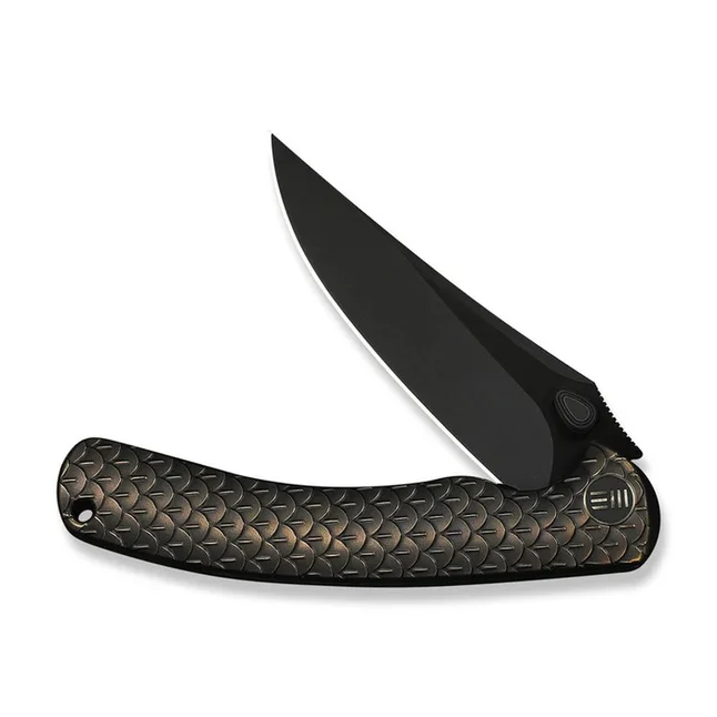 Ніж складаний туристичний Weknife Dracarys, (9.1 см) Böhler M390 / титан 6AL4V бронзовий/чорний — Photo 2