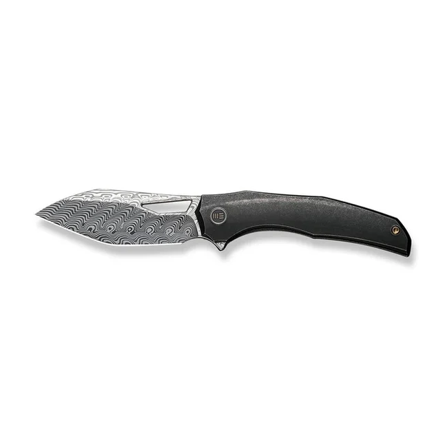 Ніж складаний туристичний Weknife Ignio Mystery Box, (8.39 см) Damasteel (Hakkapella) / 6AL4V Titanium чорний — Photo 2