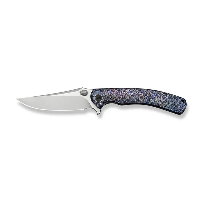 Нож складной туристический Weknife Dracarys, (9.1 см) Böhler M390 / титан 6AL4V пламенный — Photo 2