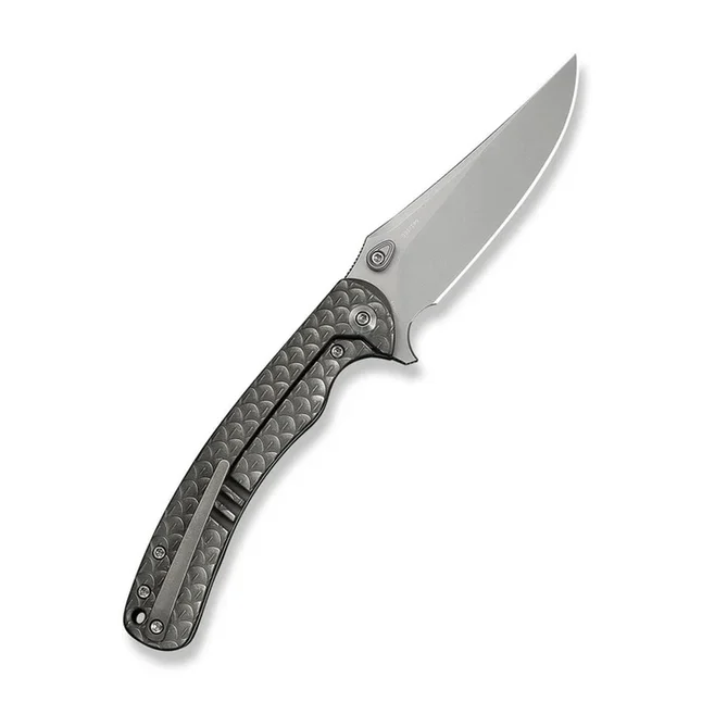 Ніж складаний туристичний Weknife Dracarys, (9.1 см) Böhler M390 / титан 6AL4V сірий — Photo 1