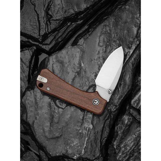 Нож складной карманный Civivi Baby Banter Slip Joint (6 см) Nitro-V / Wood натуральный — Photo 9