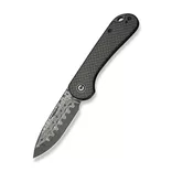Ніж складаний кишеньковий Civivi Elementum Slip Joint, (7.5 см) Damascus / Carbon Fiber сірий — Photo 38