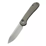 Ніж складаний туристичний Civivi Elementum Pocket, (8.9 см) 14C28N / Micarta оливковий — Photo 19