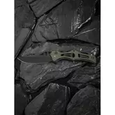 Ніж складаний туристичний Civivi Biophase, (8.9 см) Nitro-V / Aluminum &amp; G10 чорно-зелений — Photo 34