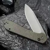 Ніж складаний туристичний Civivi Elementum Pocket, (8.9 см) 14C28N / Micarta сірий — Photo 12