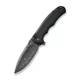 Ніж складаний туристичний Civivi Praxis, (9.5 см) Damascus / Aluminum чорний — Photo 9