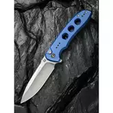 Ніж складаний туристичний Civivi Hyperpulse, (8.9 см) 14C28N / Aluminum синій — Photo 27