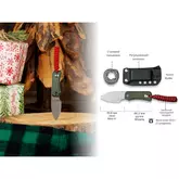 Ніж фіксований тактичний Civivi Baby Banter, (6.1 см) Nitro-V / Micarta темно-зелений — Photo 21