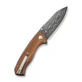 Ніж складаний туристичний Civivi Placoid, (9.3 см) Damascus / Guibourtia Wood — Photo 19