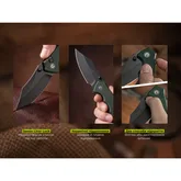 Нож складной туристический Civivi Pentad (8.8 см) Nitro-V / G10 бирюзово-зеленый — Photo 28