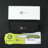 Ніж складаний туристичний Civivi Banneret, (8.8 см) Nitro-V / Stainless &amp; Micarta чорний — Photo 34