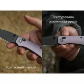 Ніж складаний кишеньковий Civivi Baby Banter 2, (5.9 см) Nitro-V / Aluminum фіолетовий — Photo 23
