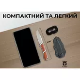 Нож фиксированный тактический Civivi Mini Elementum, (5.7 см) Nitro-V / Guibourtia Wood — Photo 23