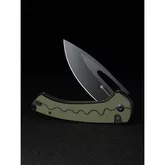 Нож складной туристический Sencut Squiggy, (9.9 см) 9Cr18MoV / G10 черно-зеленый — Photo 23