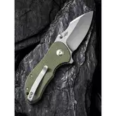 Ніж складаний кишеньковий Civivi Gordo, (6.4 см) D2 / Micarta оливковий — Photo 28