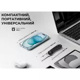 Ніж трапеція складаний кишеньковий Civivi Elementum Utility, (5.8 см) 6Cr13 / Aluminum чорний — Photo 27