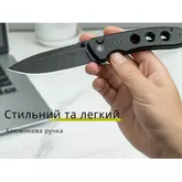 Ніж складаний туристичний Civivi Hyperpulse, (8.9 см) 14C28N / Aluminum чорний — Photo 27