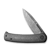 Ніж складаний туристичний Civivi Caetus Flipper, (8.8 см) Damascus / Carbon Fiber — Photo 11