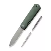 Ніж складаний кишеньковий Civivi Sendy, (7.2 см) Nitro-V / Micarta темно-зелений — Photo 20