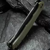 Ніж складаний туристичний Civivi Praxis, (9.5 см) 9Cr18MoV / G10 зелений — Photo 15