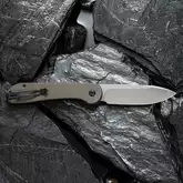 Ніж складаний туристичний Civivi Elementum Pocket, (8.9 см) 14C28N / Micarta сірий — Photo 17