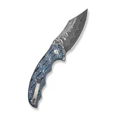 Нож складной туристический Civivi Pentad (8.8 см) Damascus / Micarta синий / белый — Photo 16